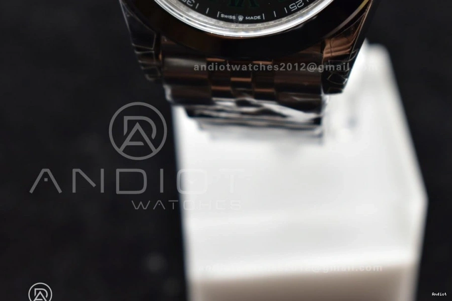 DateJust 904L Bracelet SS 1:1 Green Gray Roman 126334 on Edition Steel Best Dial VSF VS3235 41 Jubilee 0419